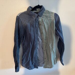 Beloved Handcut Patchwork Button-Down Shirt | Men’s XS/S
